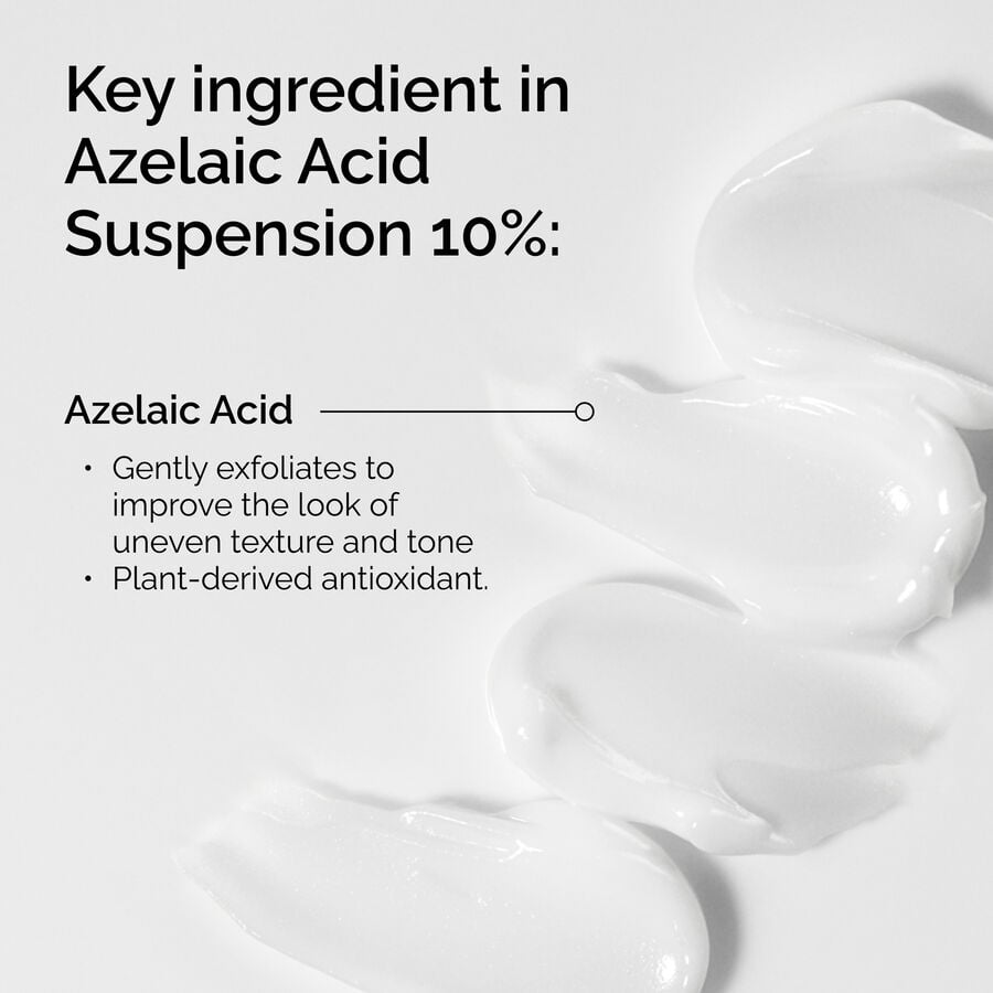 Azelaic Acid 10% Suspension Cream for Uneven Tone and Texture