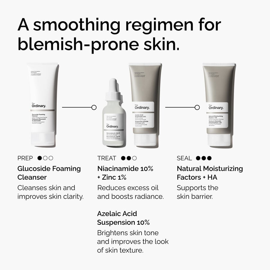 Azelaic Acid 10% Suspension Cream for Uneven Tone and Texture