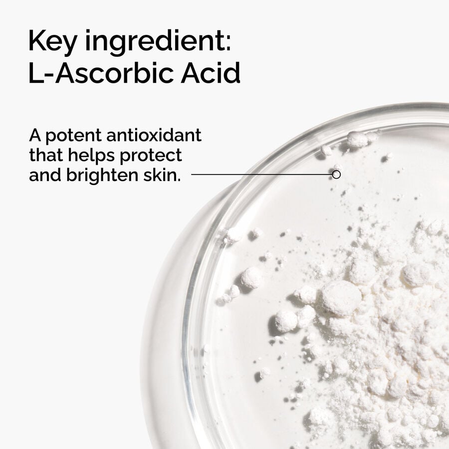 Pure Vitamin C Powder — 100% L-Ascorbic Acid, Mix-In Brightening