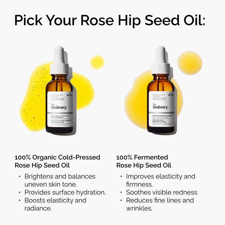 Rosehip Seed Facial Oil — 100% Organic, Unrefined, Suppleness Support