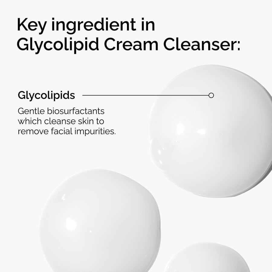 Glycolipid Face Wash for Makeup Removal, All Skin Types