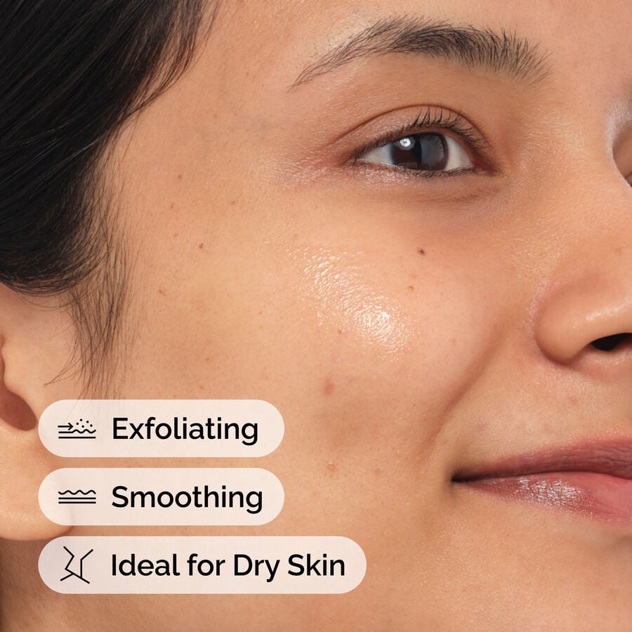 Lactic Acid 10% Exfoliating Serum With Hyaluronic Acid for Dry Skin