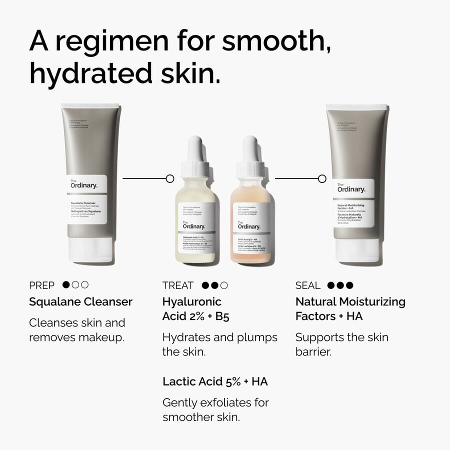Gentle Lactic Acid 5% Resurfacing Serum With Hyaluronic Acid