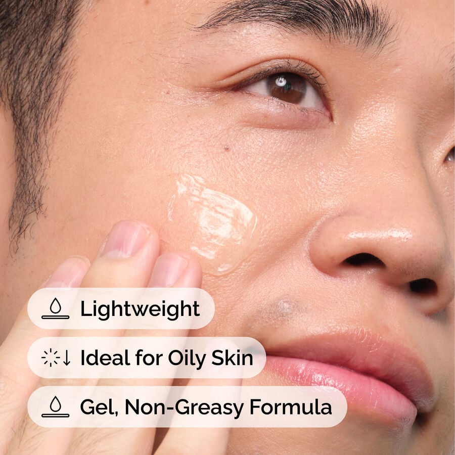 Gel Cream for Oily Skin, Natural Moisturizing Factors + Beta Glucan
