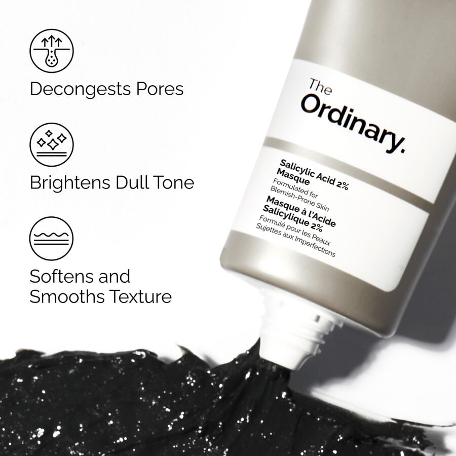 Clay and Charcoal Face Mask With Salicylic Acid 2%