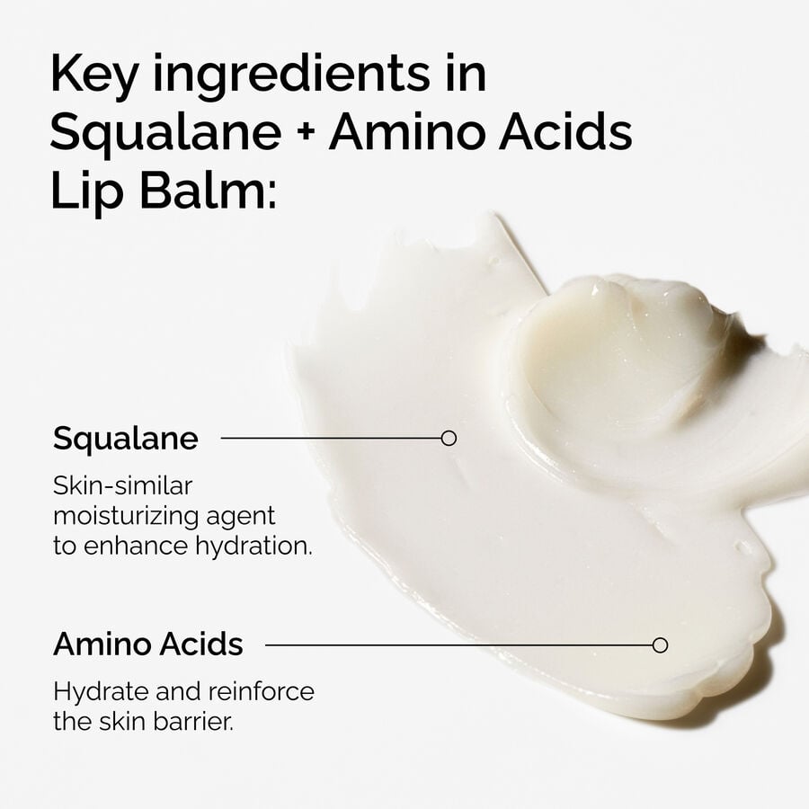 Squalane + Amino Acids Softening Balm for Lips, Cuticles & Elbows