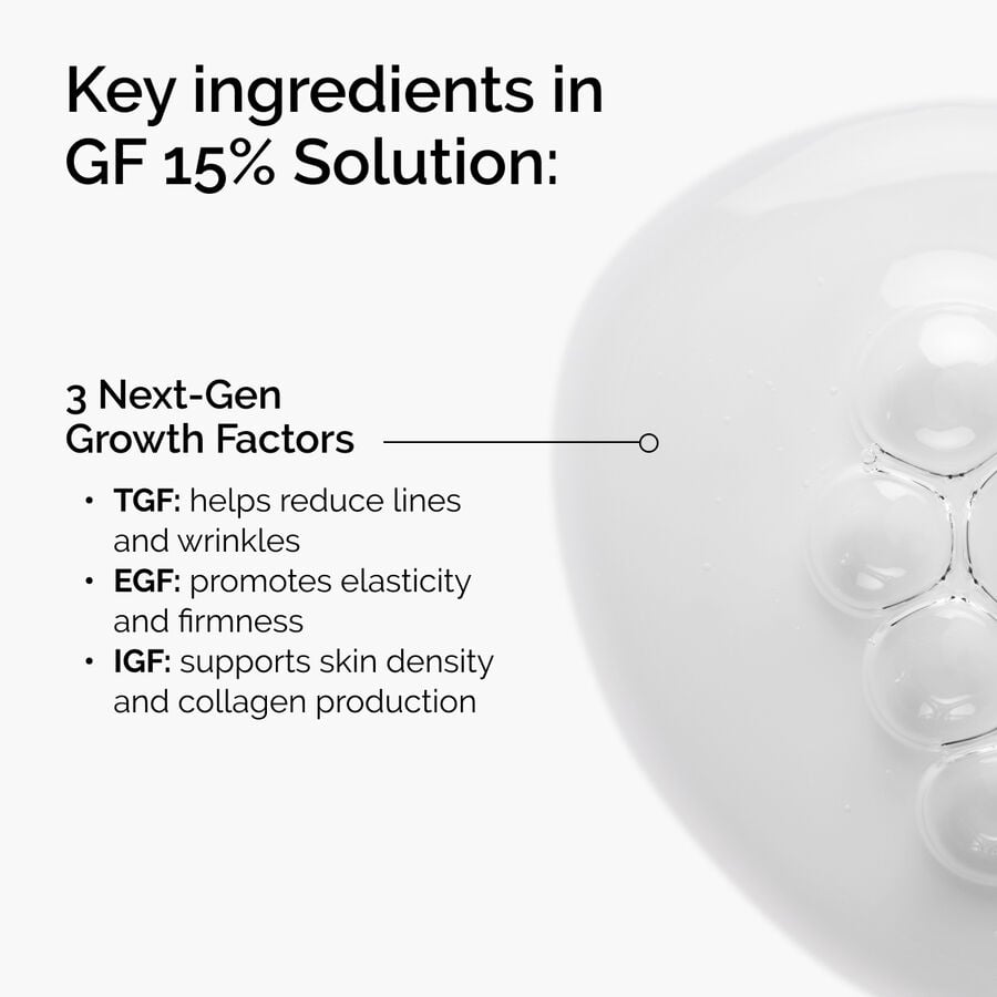 Growth Factor Face Serum — GF 15% Age-Support Formula