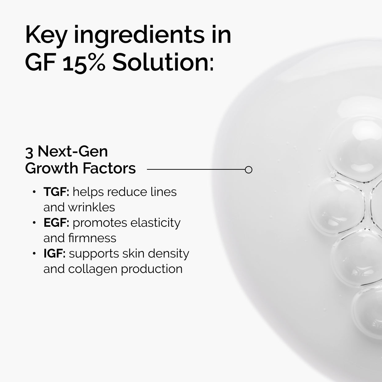 Growth Factor Face Serum — GF 15% Age-Support Formula