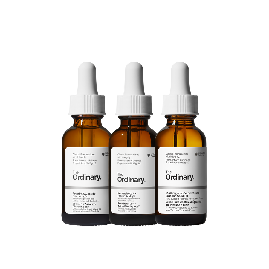 Three-Formula Antioxidant Regimen Kit For Dull Skin