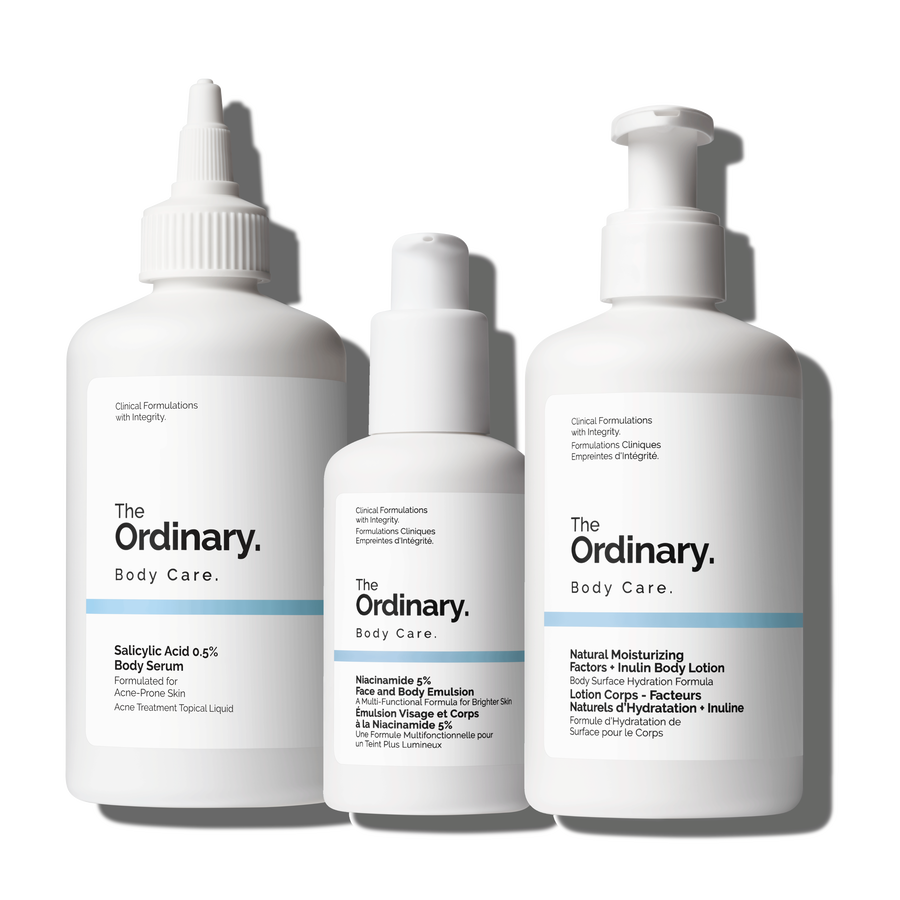 Full Body Skincare Routine Set — Serum, Emulsion & Lotion