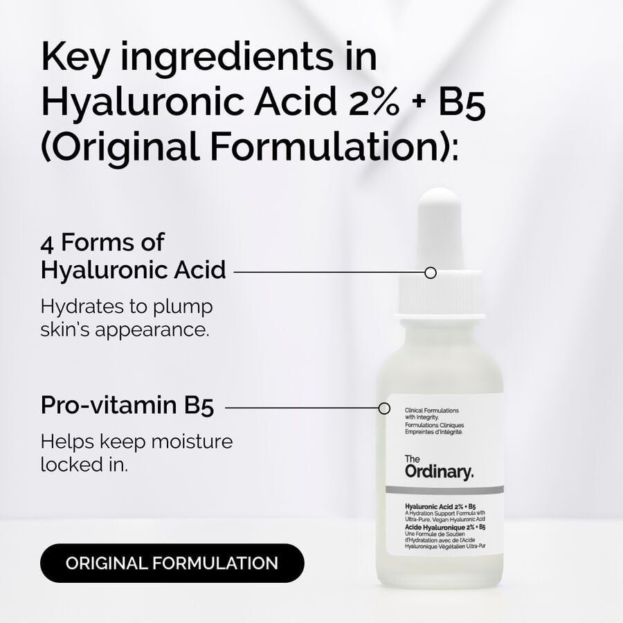 Original Formula Hydrating Water Serum — Hyaluronic Acid 2% and B5
