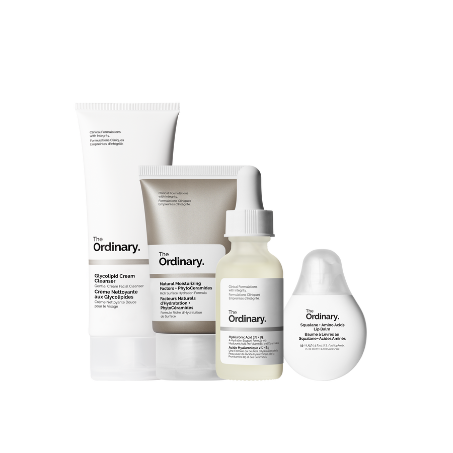 Hydrating Skincare Regimen Set for Dry, Dehydrated Skin