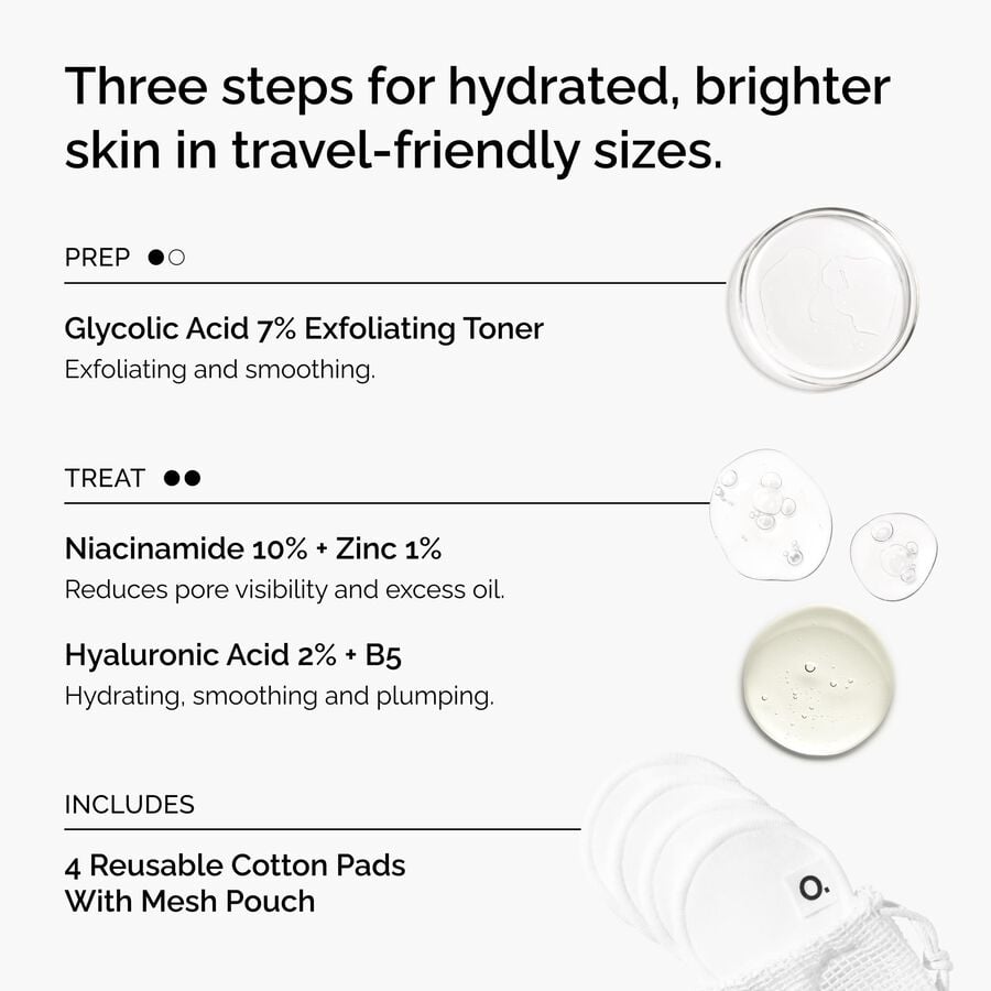 Travel-Size Hero Trio With Reusable Cotton Rounds