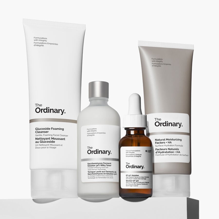 Texture-Smoothing 4-Step Routine Set for Aging Skin