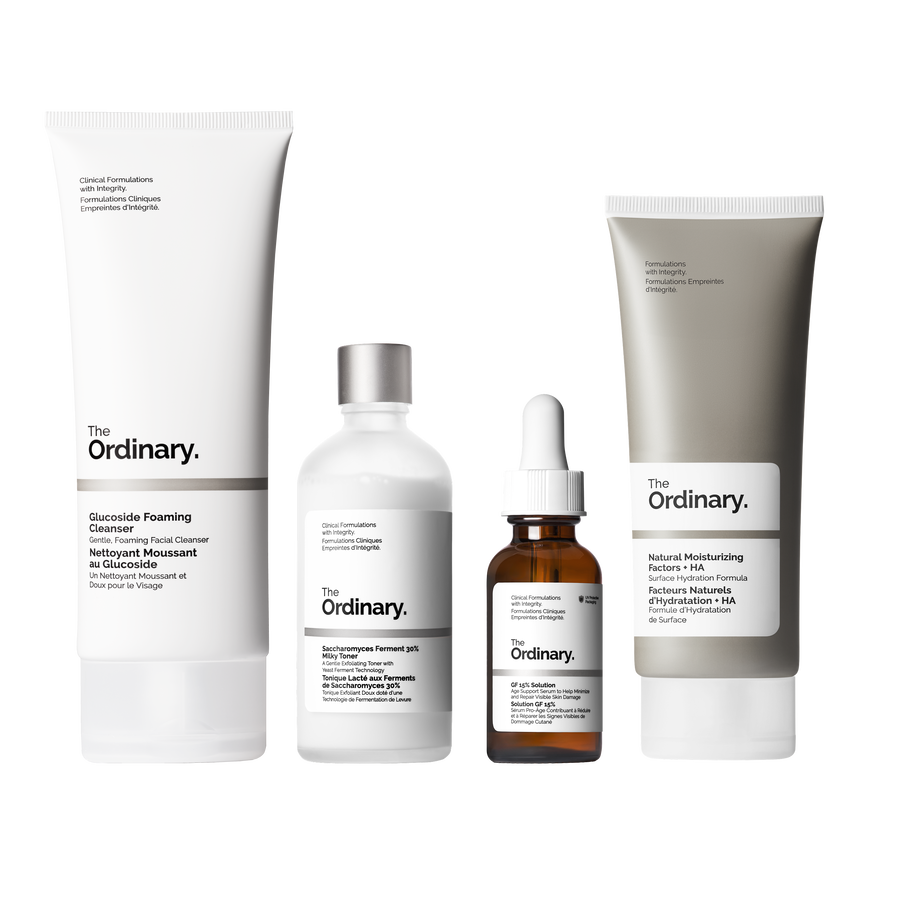 Texture-Smoothing 4-Step Routine Set for Aging Skin