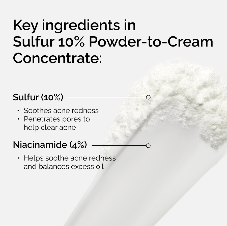 Blemish-Prone Skin Spot Formula — 10% Sulfur Powder-to-Cream