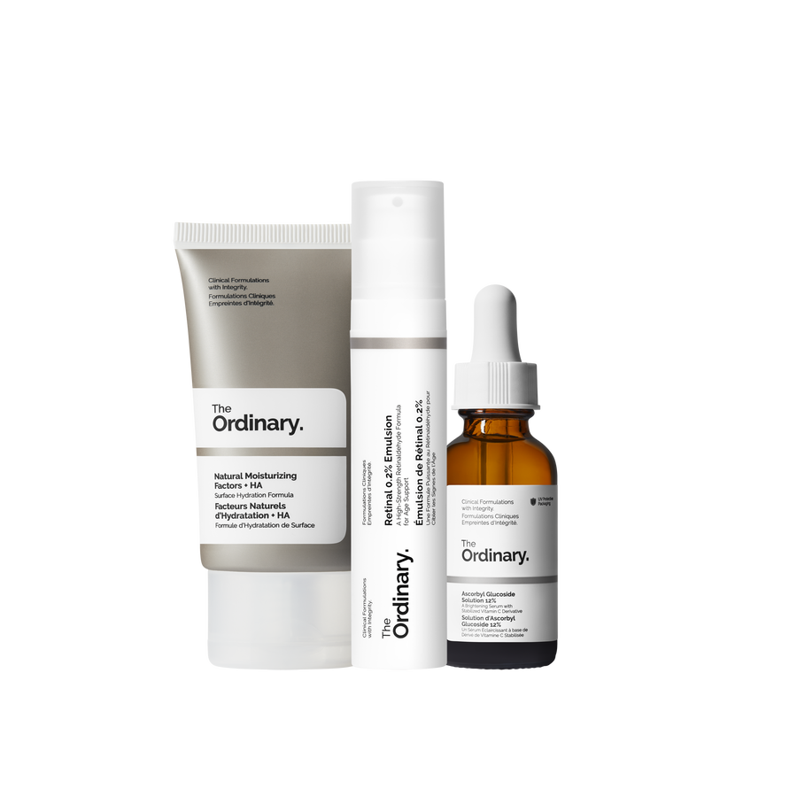 Brightening Duo Set: Ascorbyl Glucoside 12% & Retinal 0.2%