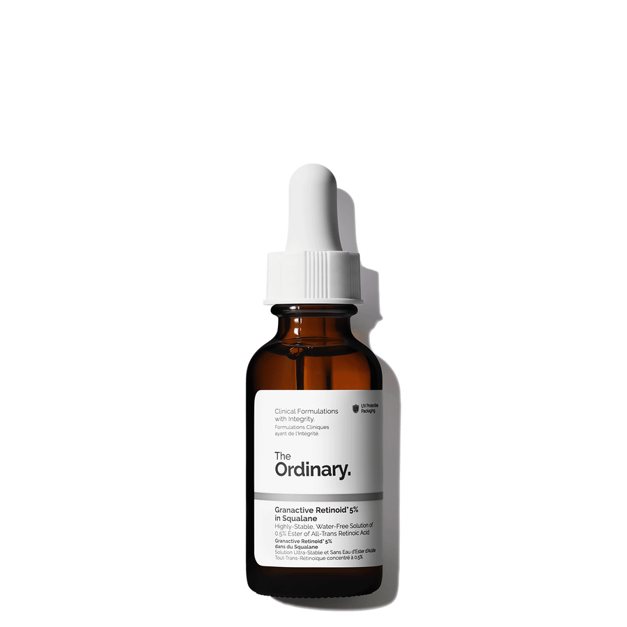 Granactive Retinoid 5% Squalane Facial Oil for Smoother Texture
