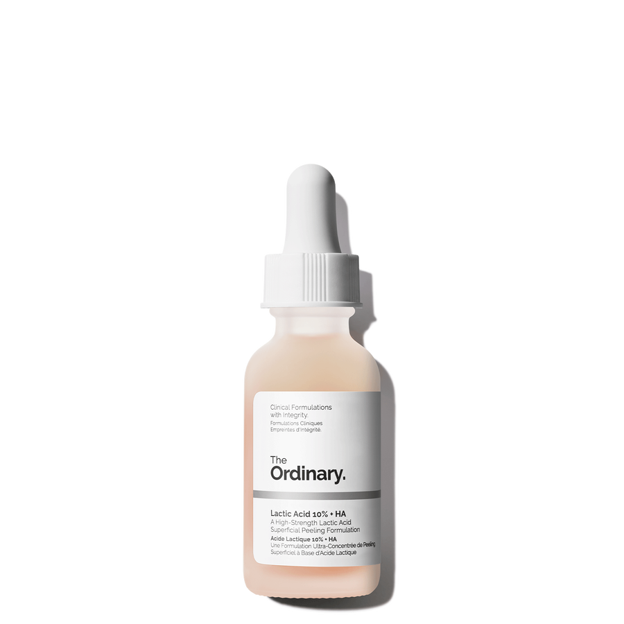 Lactic Acid 10% Exfoliating Serum With Hyaluronic Acid for Dry Skin