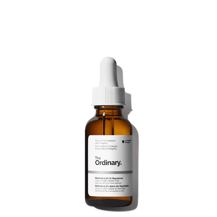 Gentle Night Serum With Retinol 0.2% in Squalane for Dry Skin