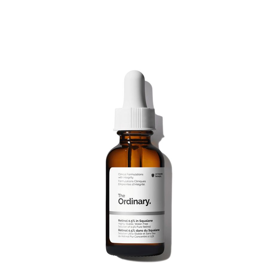 Mid-Strength Night Serum With Retinol 0.5% in Squalane for Dry Skin